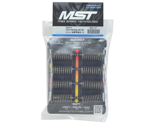 MST 820110 32mm Extreme-Soft Coil Spring Set (8)