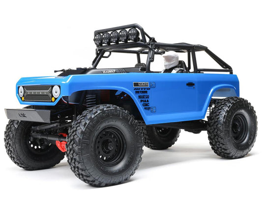 Axial AXI03025T1 SCX10 II Deadbolt RTR 4WD Rock Crawler (bleu) avec radio 2,4 GHz