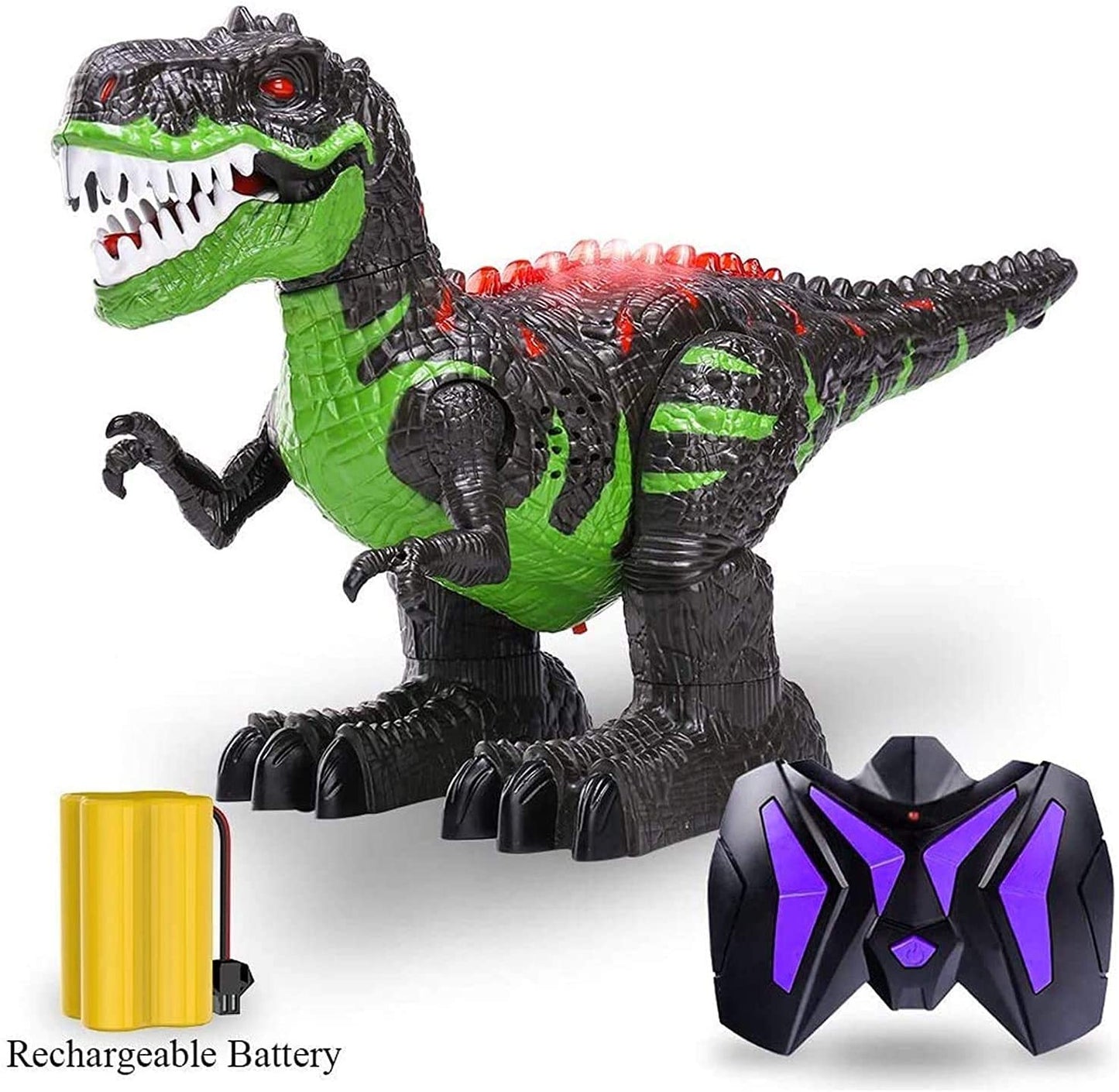 TEMI 8 Channels 2.4G Remote Control Dinosaur for Kids