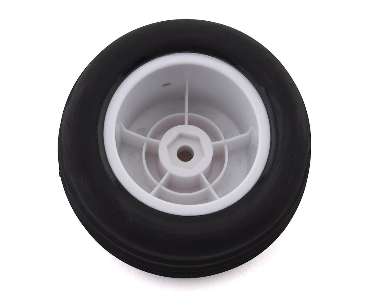 Losi LOS41014 Mini-T 2.0 Neumáticos delanteros direccionales premontados (blanco) (2)