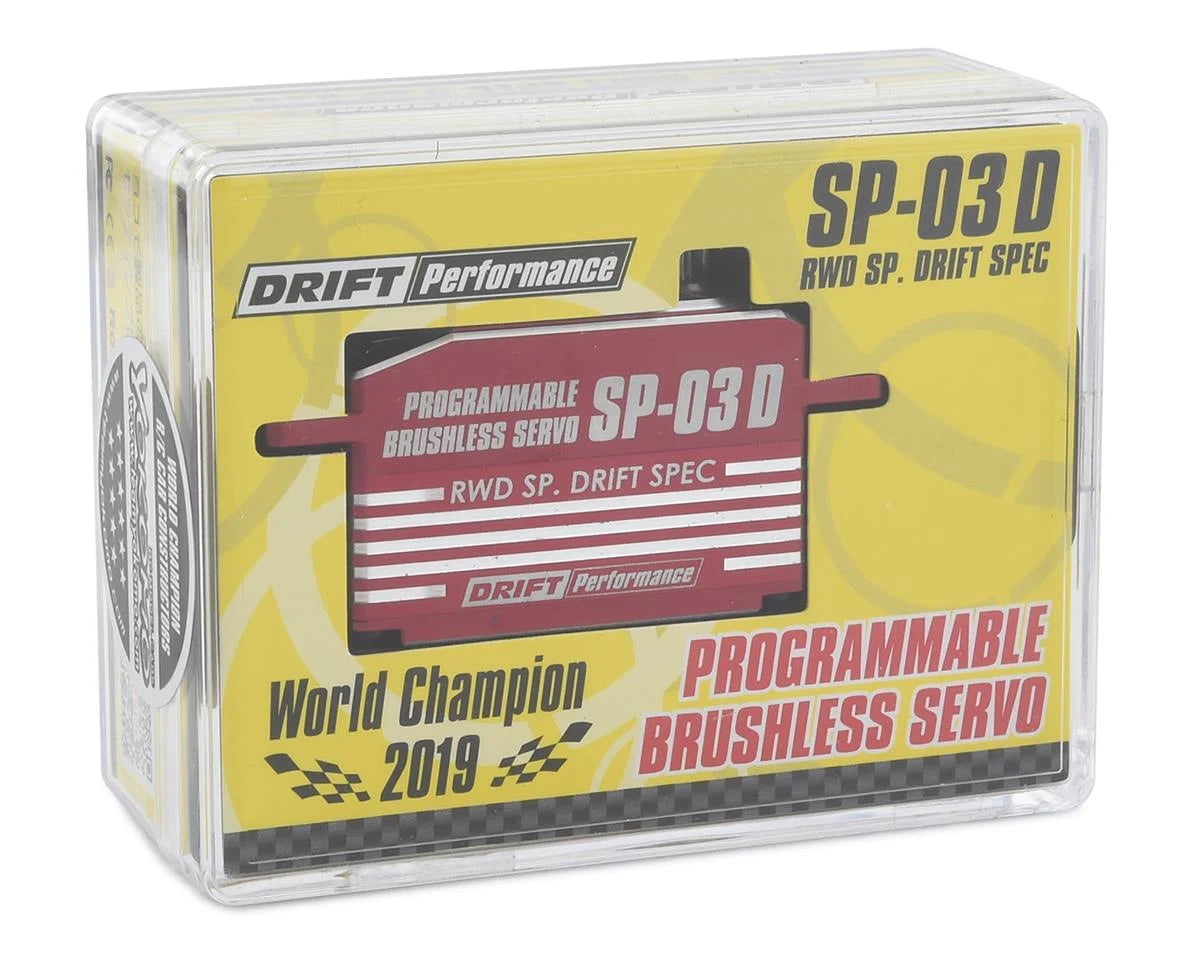 Yokomo  YOKSP-03DV2RA SP-03 D V2 Programable Brushless Drift Servo (Red) (High Voltage)