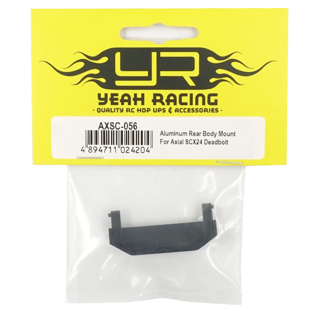 Yeah Racing  AXSC-056 ALUMINUM REAR BODY MOUNT FOR AXIAL SCX24 DEADBOLT