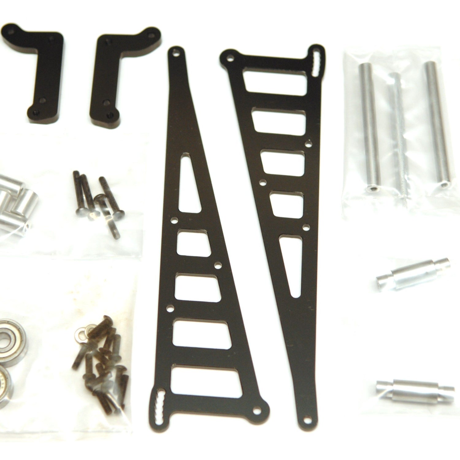STRC CNC Black Machined Aluminum Wheelie Bar Kit for Associated DR10 SPTSTC71071