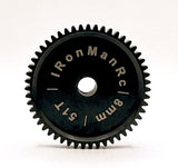 IronManRc 51T 8mm MOD - 1 Piñón Engranaje ACERO ENDURECIDO