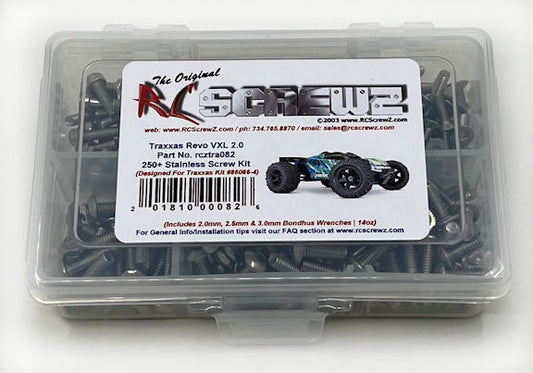 RC Screwz RCZTRA082 Traxxas E-Revo 2.0 (#86086-4) Stainless Screw Kit