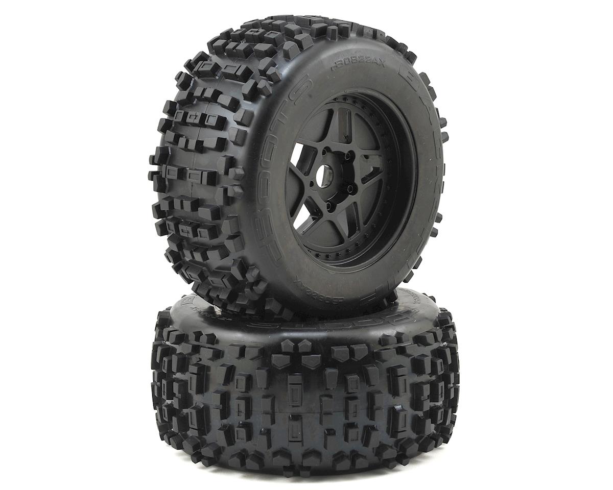 Arrma AR510092  Dboots 'Back-Flip Mt 6S' Pre-Mounted Tires (Black) (2)