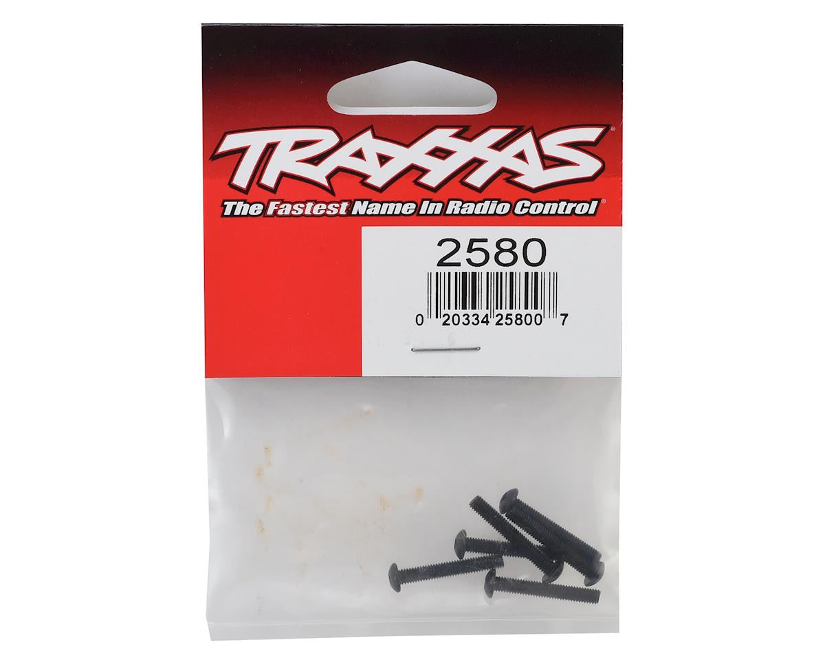 Vis à tête bouton Traxxas 2580 3X20mm (6)
