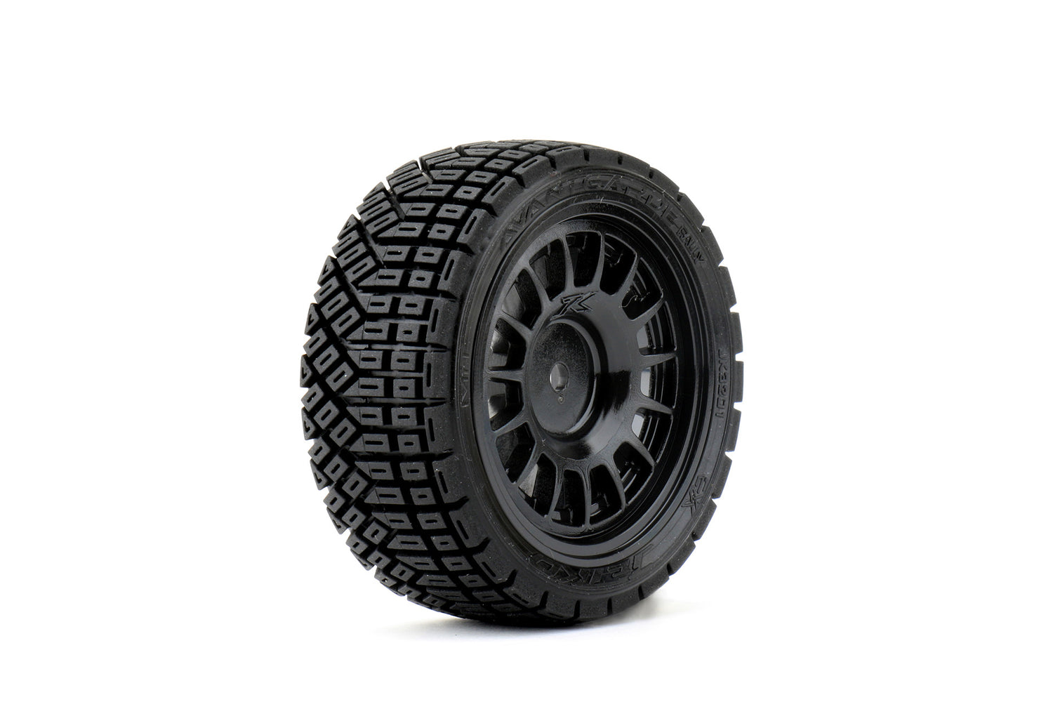 JETKO JKO3201CBMSG  1/10 Rally Avantgarde Tires Mounted on Black Claw Rims