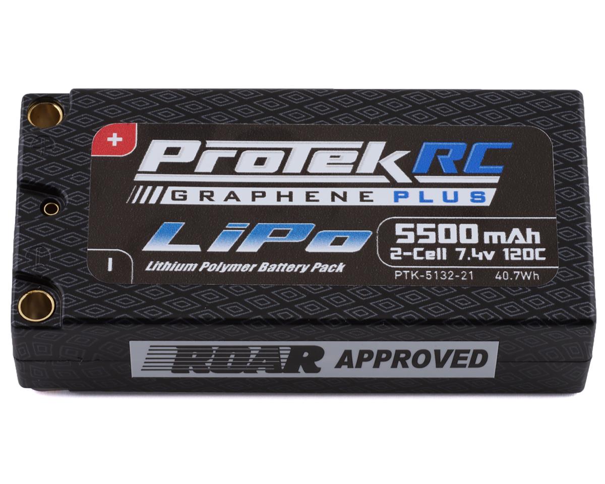 ProTek RC PTK-5132-21 "Drag Race" 2S 120C Si-Grafeno + Batería Shorty LiPo