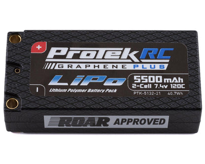 ProTek RC PTK-5132-21  "Drag Race" 2S 120C Si-Graphene + Shorty LiPo Battery
