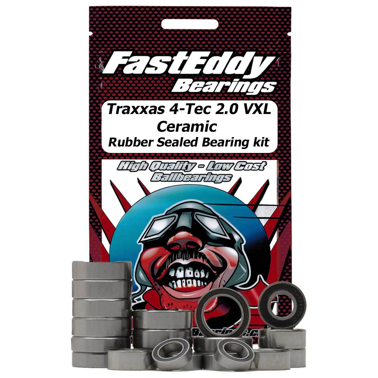 FAST EDDY TFE5790 Traxxas 4-Tec 2.0 VXL Kit de roulements scellés en caoutchouc céramique