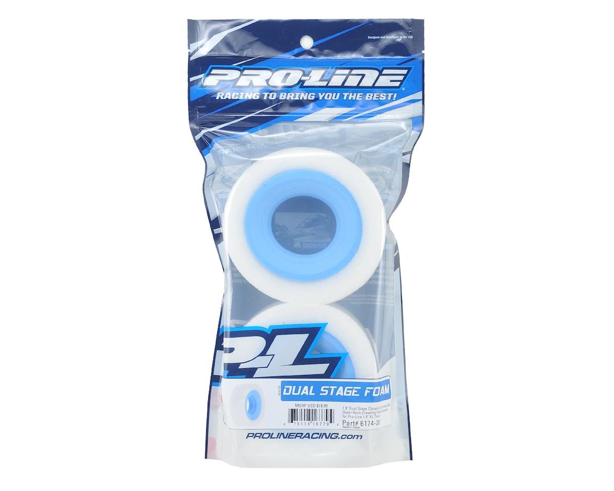 PROLINE 617400 Pro-Line 1.9" XL Dual Stage Rock Crawling Foam Inserts (2) (Clos