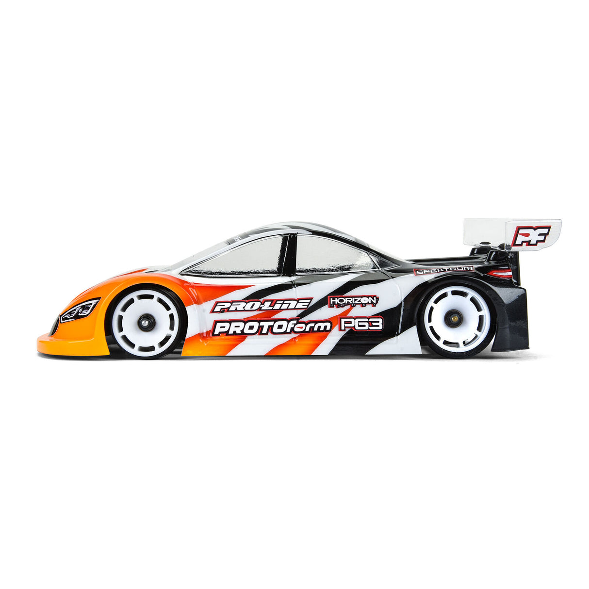 Protoform 1/28 P63 Light Weight Clear Body: Mini-Z & 1/28 Chassis (98mm WB)