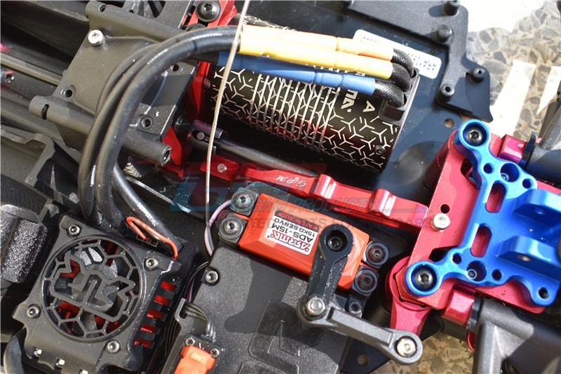 GPM MAF016FR Bleu ARRMA LIMITLESS ALL-ROAD SPEED BASH Aluminium Avant+Arrière