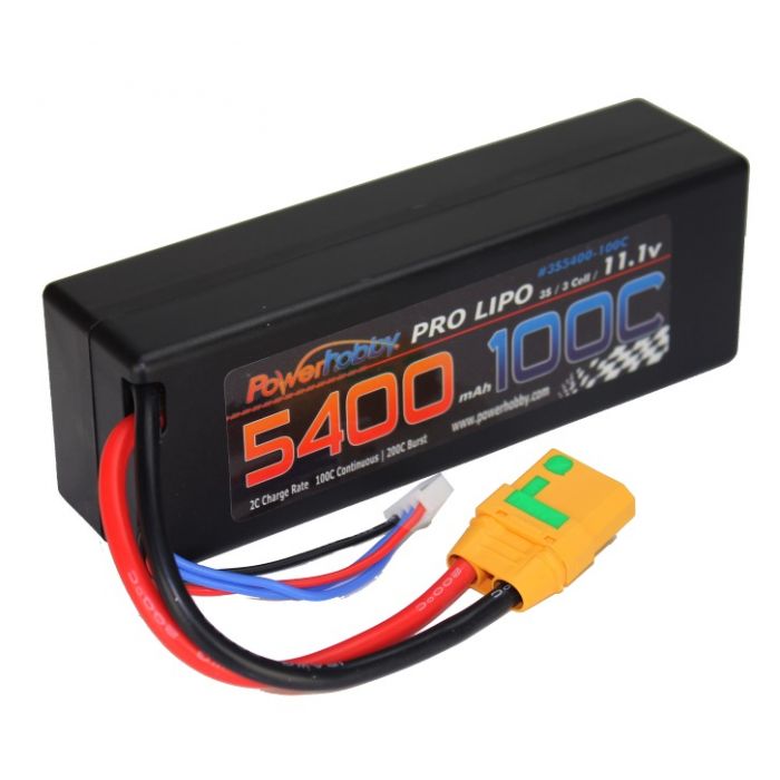 Powerhobby 3s 11.1v 5400mah 100c lipo Battery