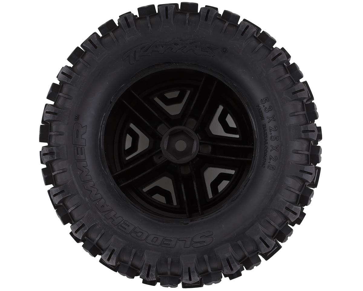 Traxxas 6792 Sledgehammer 2.8" Pre-Mounted Tires w/12mm Hex (2) (Black)