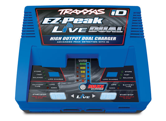 Traxxas 2973 EZ-Peak Live Chargeur de batterie multi-chimie avec identification automatique (4S/26A/200W