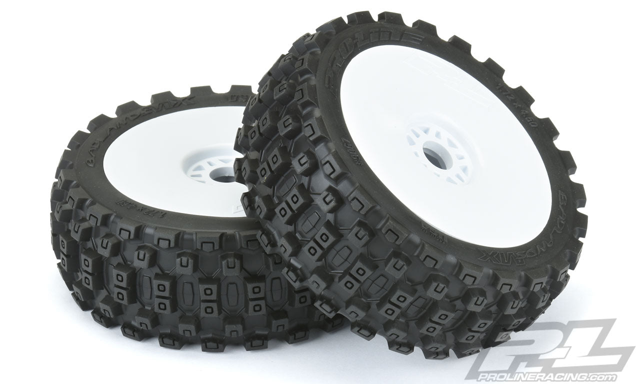 PRO-LINE 9067-31  Badlands MX M2 (Medium) All Terrain 1:8 Buggy Tires Mounted