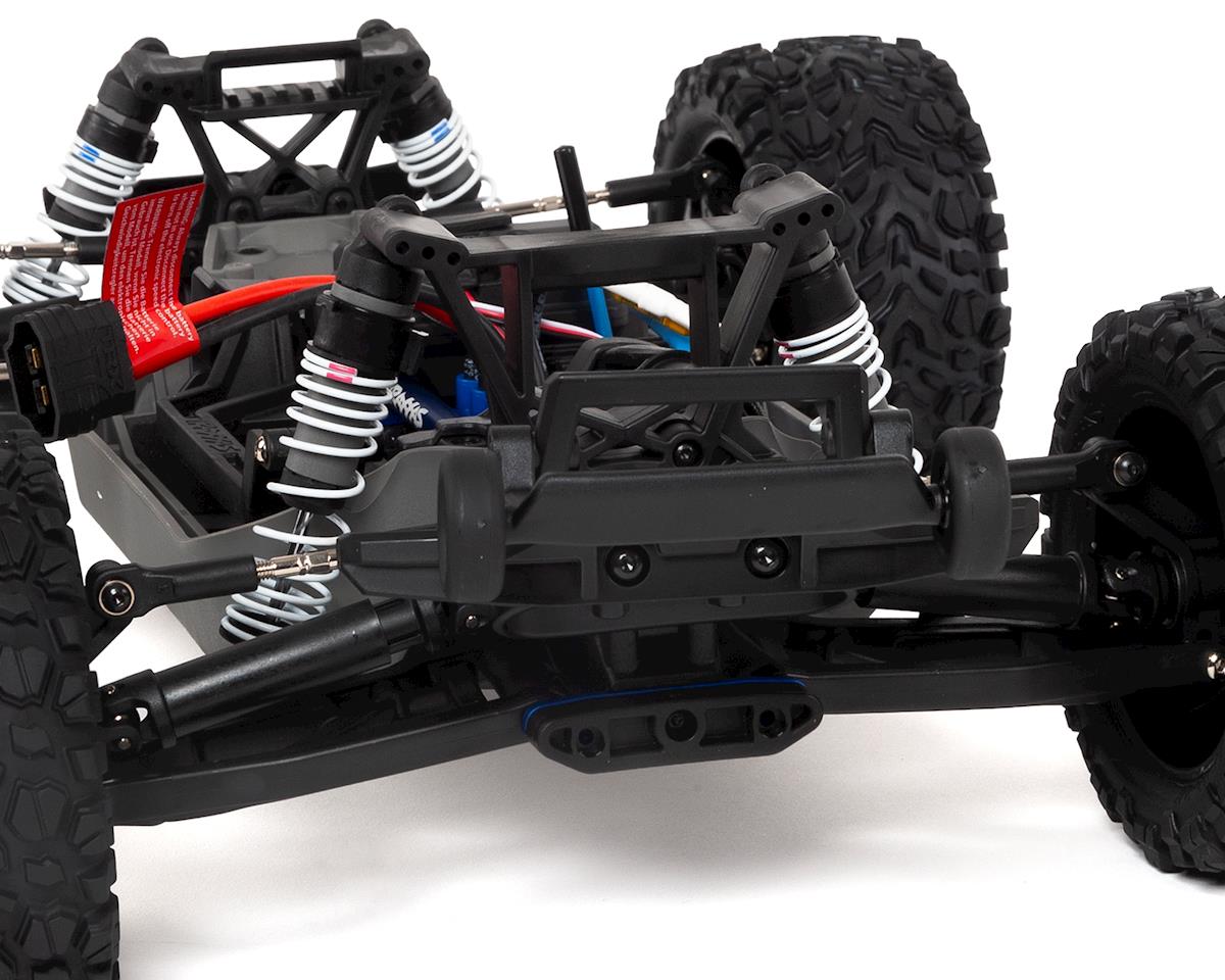 Traxxas 67076-4-GRN Rustler 4X4 VXL sin escobillas RTR 1/10 4WD Stadium Truck (verde)