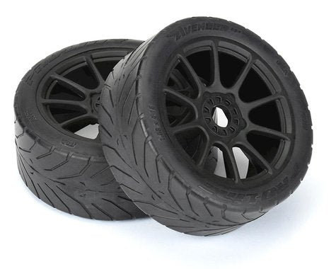 Pro-Line 9069-21 Avenger HP Belted Pre-Mounted 1/8 Buggy Tires (2) (Black) (S3)