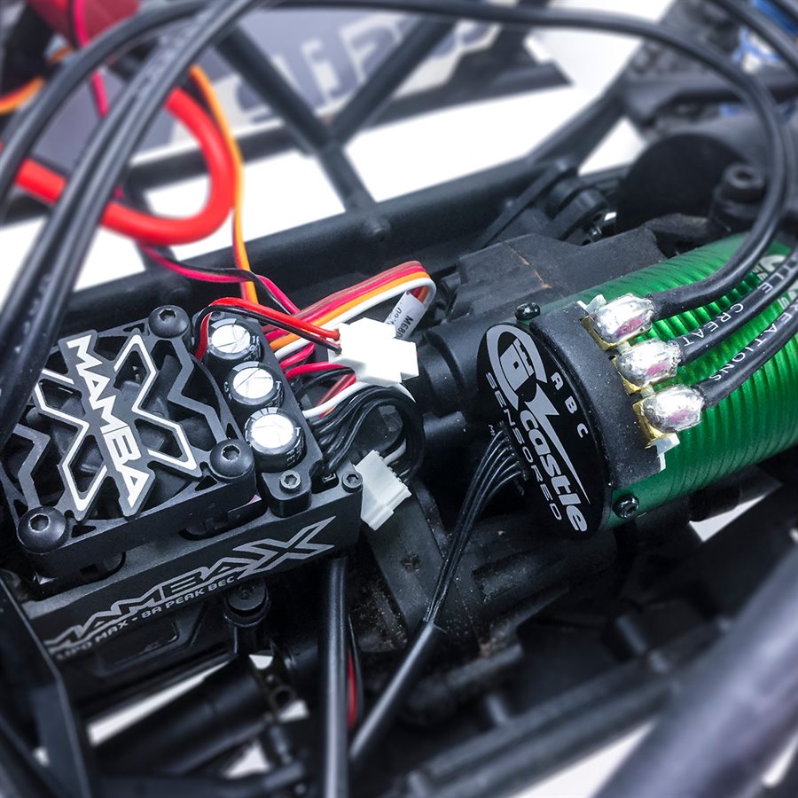 CASTLE CREATIONS 010-0155-01 MAMBA X Sensored 25.2V Waterproof ESC 1406-4600KV