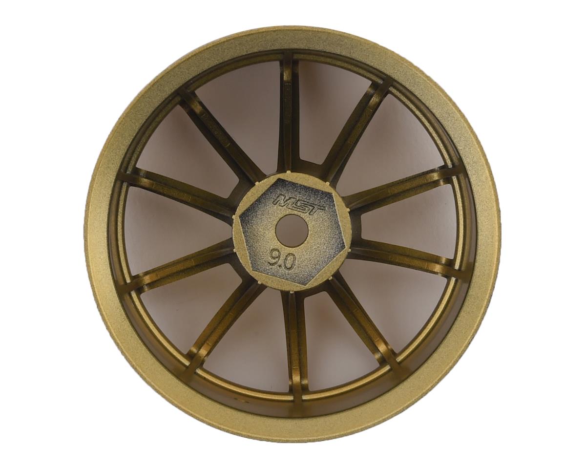 MST 832068GD GTR Wheel Set (Gold) (4) (+9 Offset) w/12mm Hex