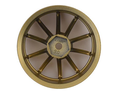 Juego de ruedas MST GTR (dorado) (4) (+9 de compensación) con hexágono de 12 mm
