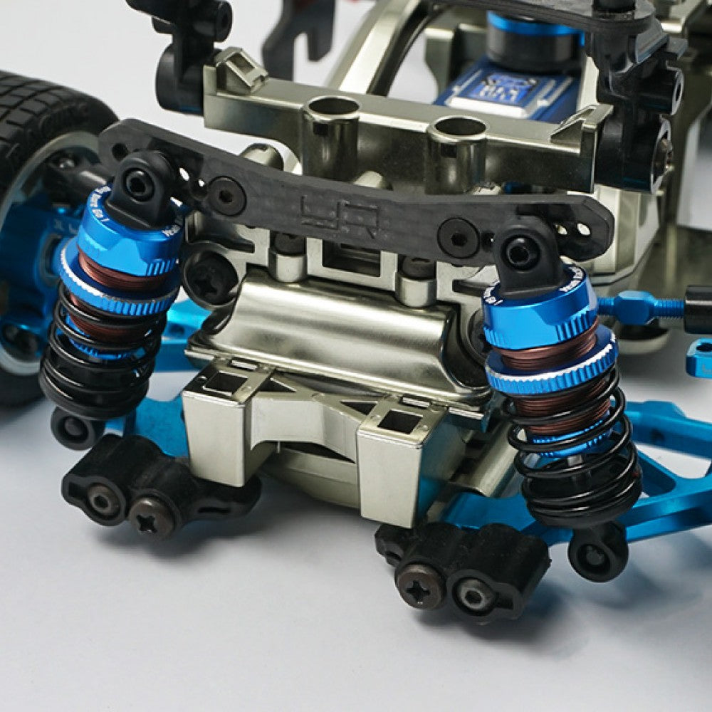 YEAHRACING – ensemble d'amortisseurs en aluminium BIG BORE GO 50mm, 4 pièces pour voiture de tourisme RC 1/10 rouge