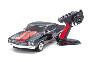 Kyosho KYO34416T2 Fazer Mk2 1970 Chevy Chevelle SS 454 LS6, noir smoking