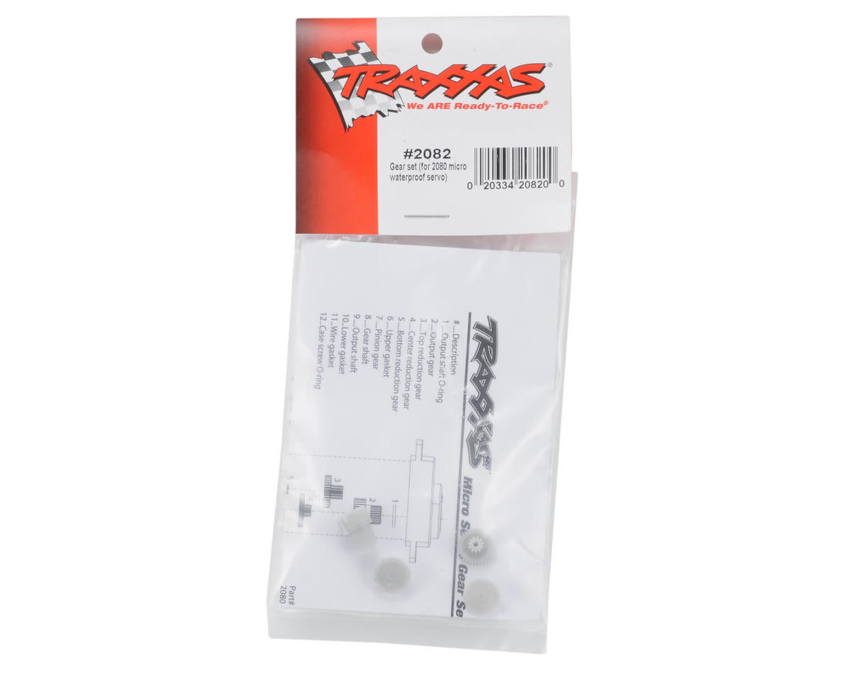 Traxxas 2082 Micro Juego de engranajes servo impermeables