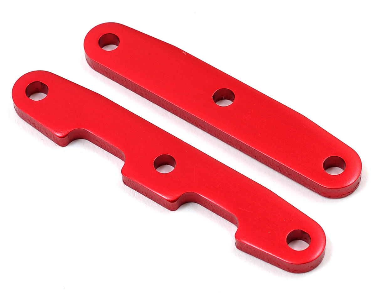 Traxxas Ensemble de barres d'attache avant et arrière pour cloison en aluminium (rouge) 6823R