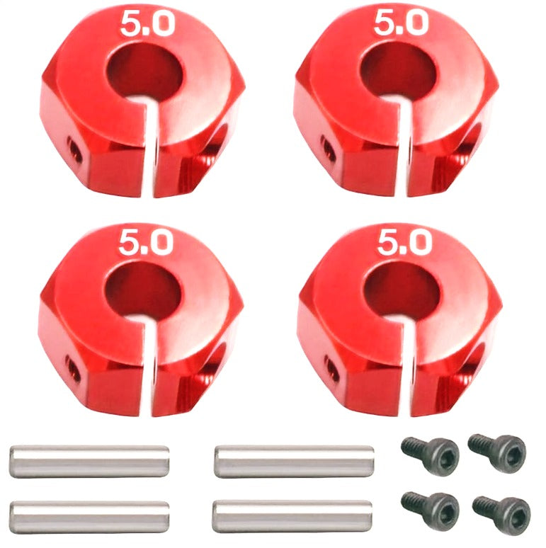 IRonManRc Traxxas Adaptateurs hexagonaux 12 mm Style goupille de verrouillage 5 mm de large