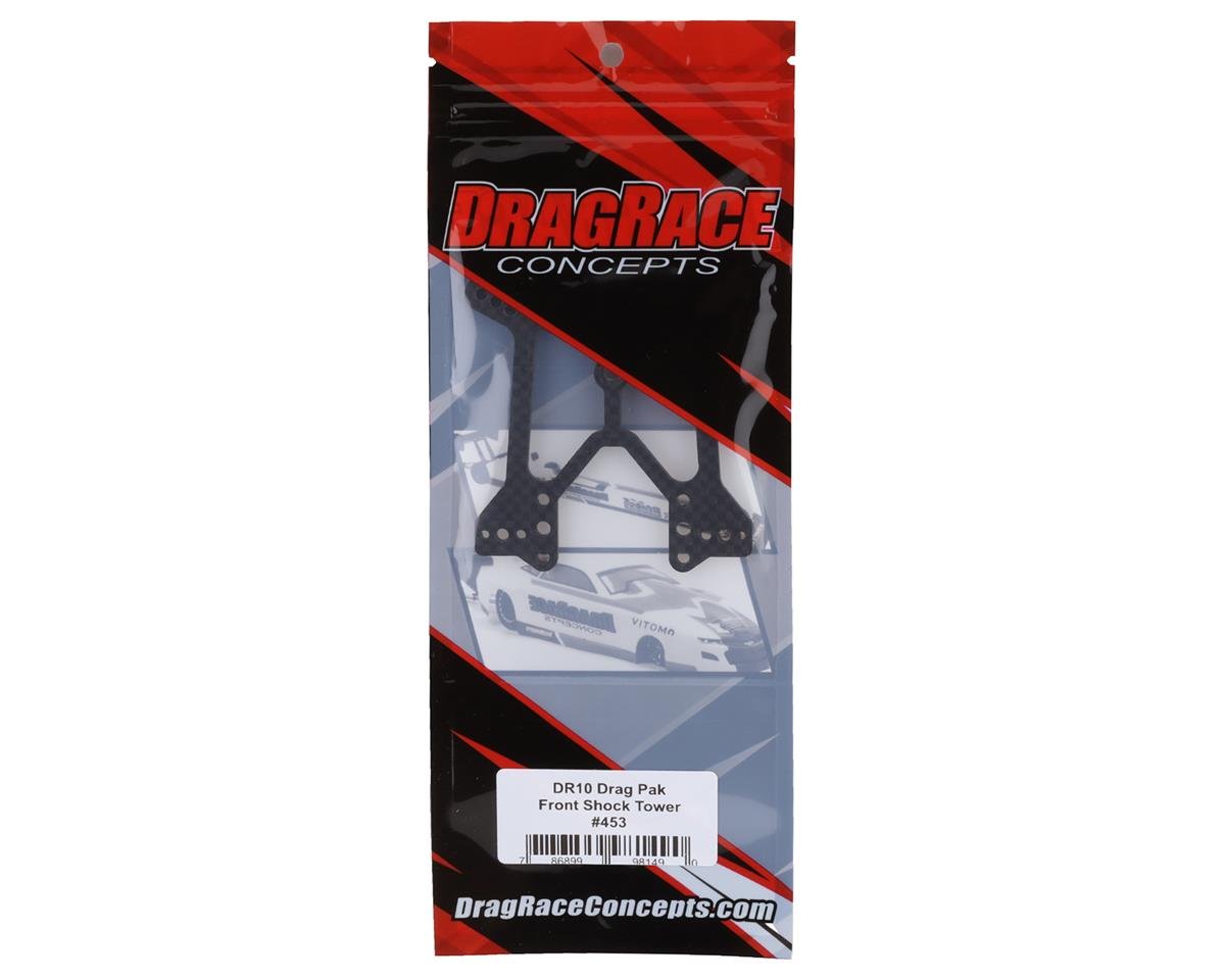 DragRace Concepts 453 DR10 Drag Pak Tour d'amortisseur avant en fibre de carbone 3,0 mm