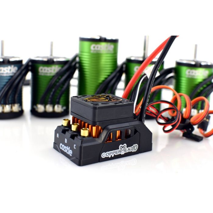Castle Creations 010-0166-02 Copperhead 10 Waterproof 1/10 ESC / 5700KV COMBO
