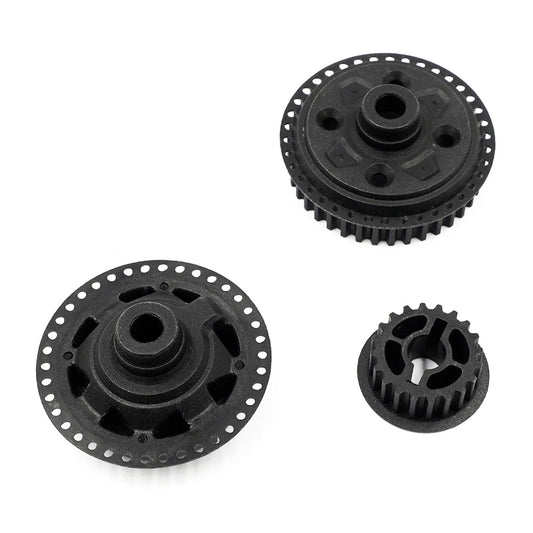 XPRESS XP-10920 COMPOSITE 38T GEAR DIFFERENTIAL CASE W/ 20T PULLEY