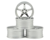 MST GT Wheel Set (Matte Silver/Matte Silver) (4) (Offset Changeable)
