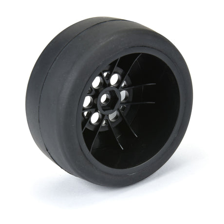 Pro-Line PRO1021810 1/16 Reaction Rear Tires MTD 8mm Black/Silver (2): Losi Mini