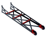 DragRace Concepts 390-0001 10" Slider Wheelie Bar w/Plastic Wheels (Red)
