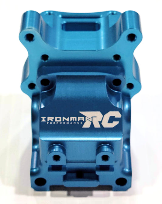 IronManRc HOBAO VTE2 *TRASERO* Caja de cambios de aluminio azul