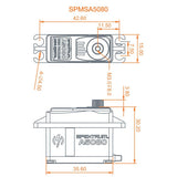 SPEKTRUM SPMSA5080 MT/HS Mini Servo Digital HV