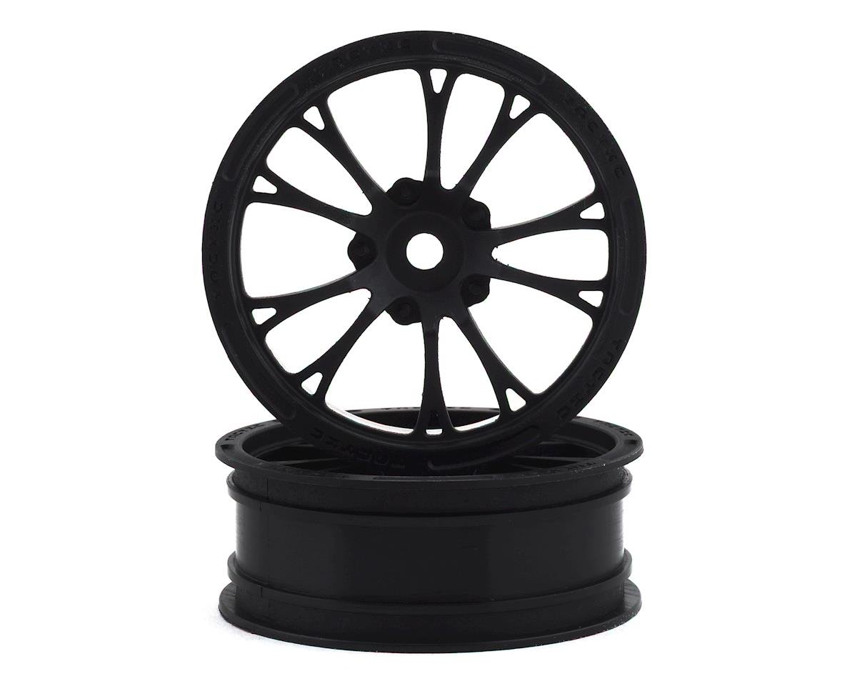 JConcepts 3399B Tactic Street Eliminator 2.2" Front Drag Racing Wheels (2) (Blac