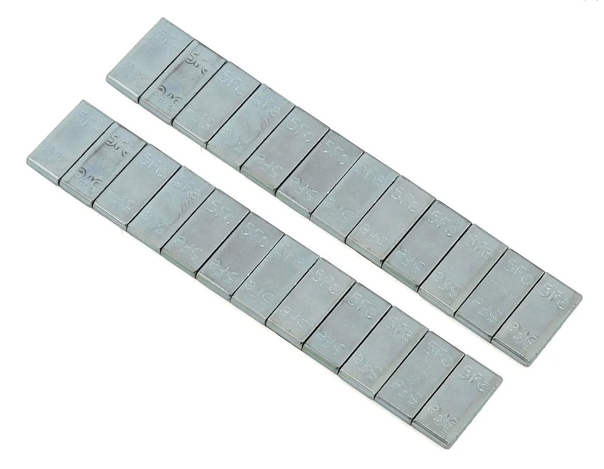 Protek PTK8380 Self Stick Chassis Weight Strips, 2pcs, 120g/4.2oz