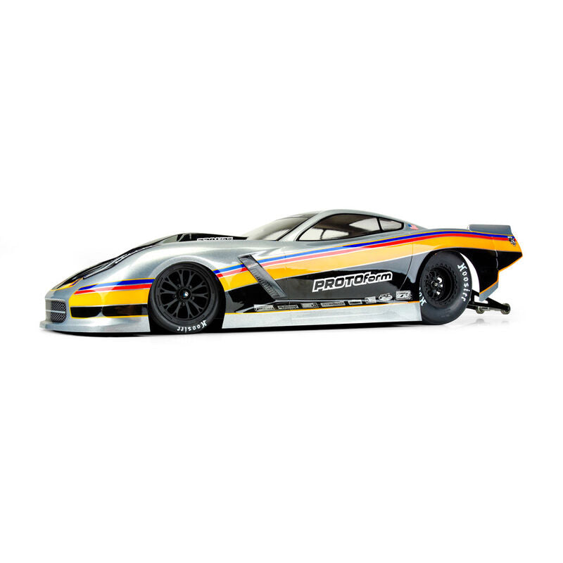 PROLINE PRM1571-40 Cuerpo transparente, Chevrolet Corvette C7 Pro-Mod: 1/10 Slash 2WD