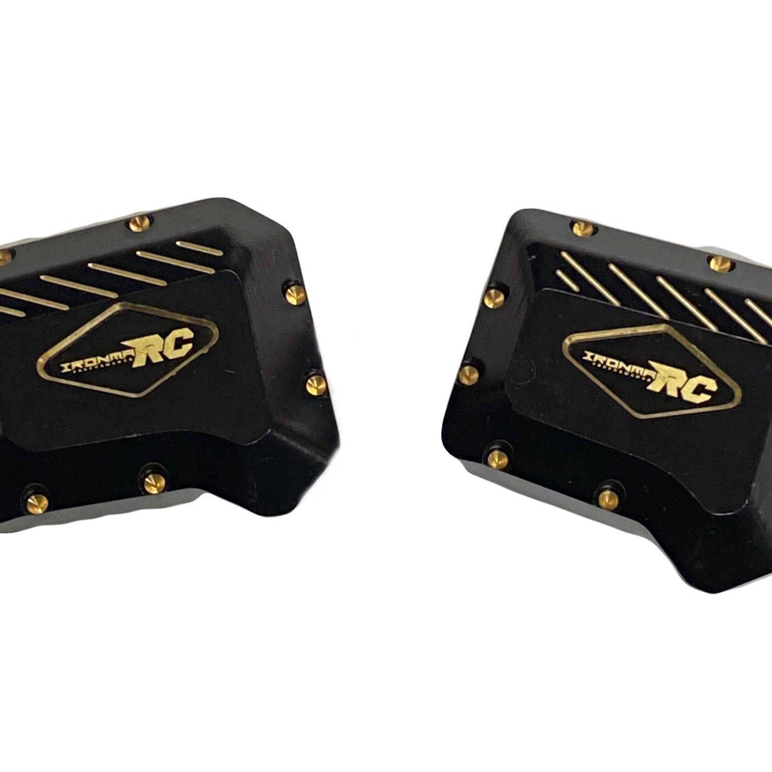 IronManRc TRX-4 COUVERCLE D'ESSIEU AVANT ARRIÈRE EN LAITON NOIR