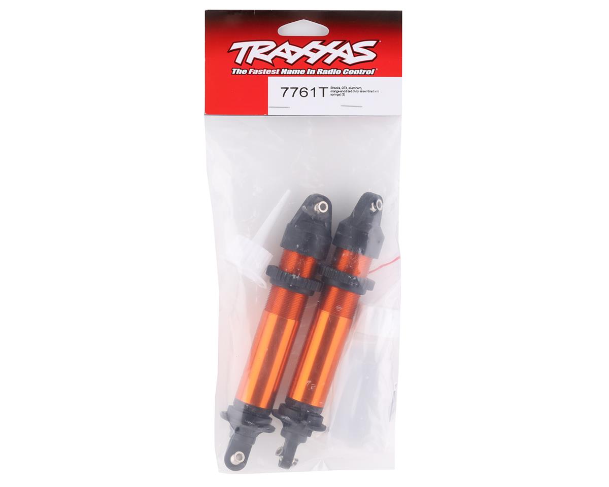Traxxas 7761T X-Maxx GTX Assembled Shocks (Orange) (2)