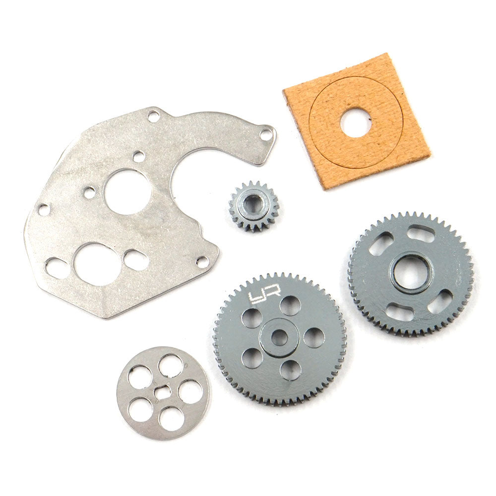 ENGRENAGE DE TRANSMISSION ET ENGRENAGE DROITE AVEC JEU DE PLAQUES DE MOTEUR (0.3M,19T/51T/59T) POUR AXIAL SC