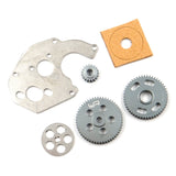 TRANSMISSION GEAR & SPUR GEAR W/ MOTOR PLATE SET (0.3M,19T/51T/59T) FOR AXIAL SC