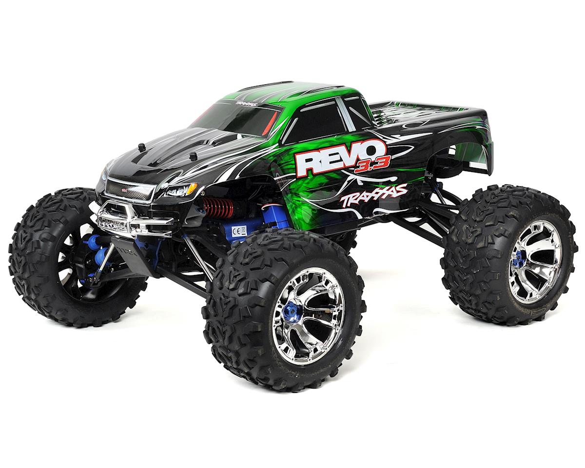 Traxxas 53097-3 GREEN Revo 3.3 4WD RTR Nitro Monster Truck w/TQi