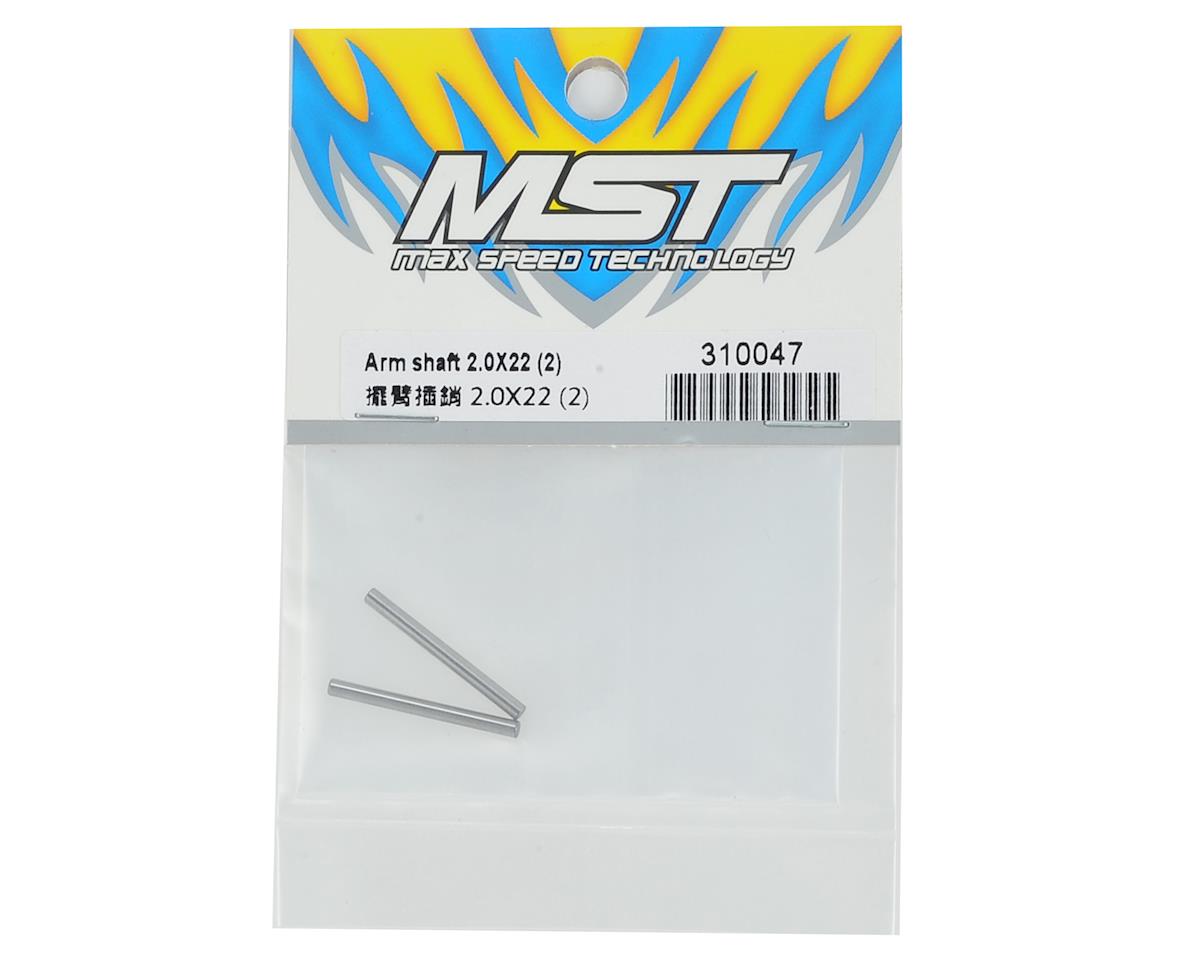 MST 310047 FXX-D Eje de brazo de 2,0 x 22 mm (2)