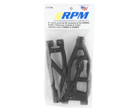 RPM 81572 Arrma Kraton/Outcast 6S Front Left Upper & Lower Suspension Arm Set